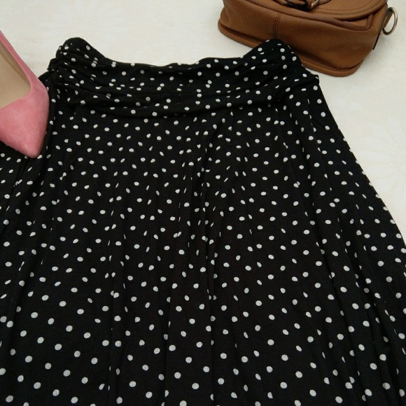 BCBG Max Azria Polka Dot Swing Skirt - Picture 5 of 5